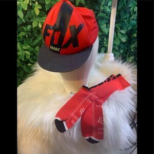Fox Racing Hat and Socks